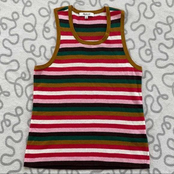 Madewell Tops - Madewell Striped Bayford Sweater Tank